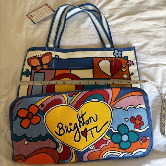 Brighton Power of Love Canvas Tote Bag - Picture 4 of 7